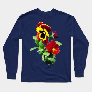 Pansies - Pansy Family Long Sleeve T-Shirt